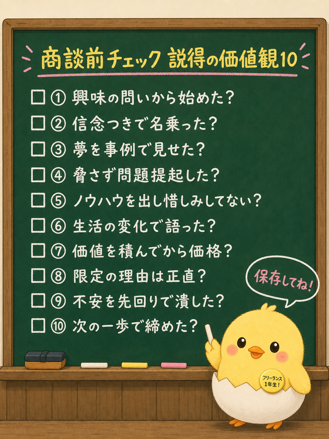 商談前チェックリスト