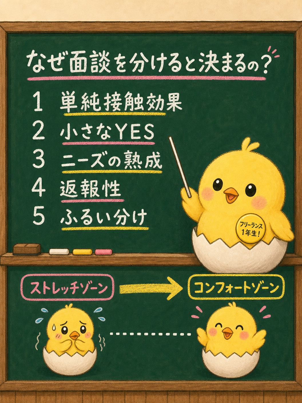 なぜ面談を分けると決まるのか